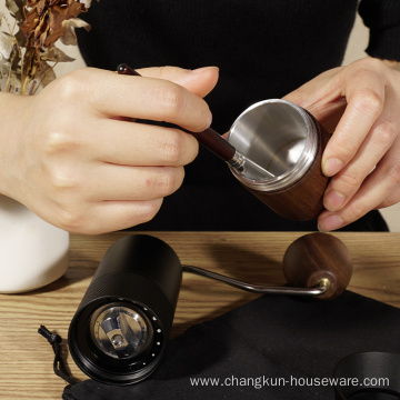 Adjustable Setting Portable Manual Pour Over Coffee Grinder